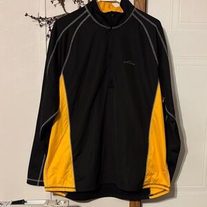 Eddie Bauer Black and Yellow Performance Jacket